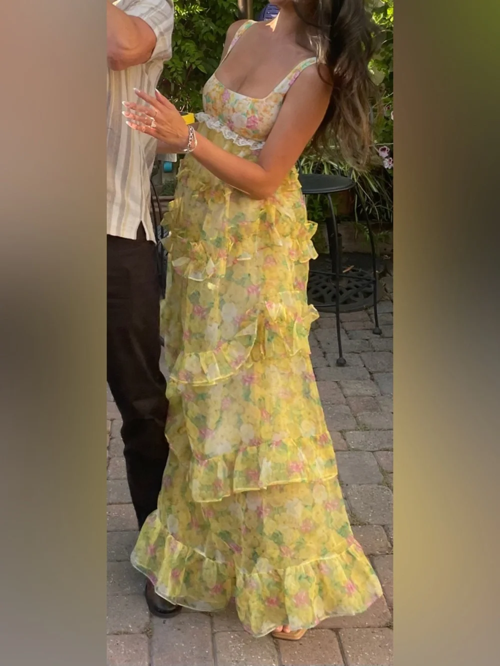 For Love & Lemon Vikki Sheer Maxi Dress - Picture 5 of 8